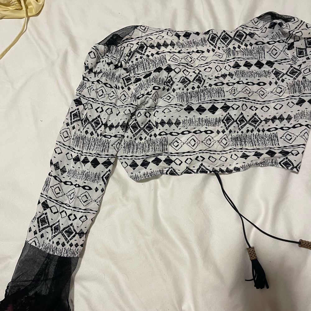 Long sleeve crop top - Picture 6 of 9
